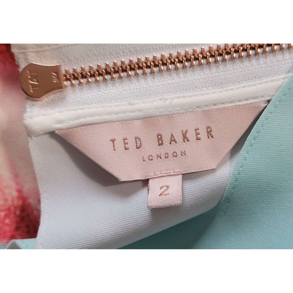 TED BAKER Fit & Flare Floral Dress - Picture 3 of 8